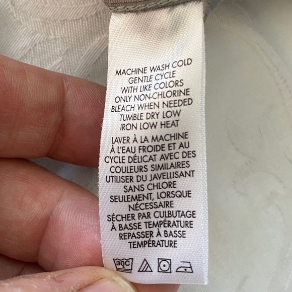 Calvin Klein Men's Silver/Gray Fine Textured Striped LS Button Up Dress Shirt XL - Picture 8 of 14